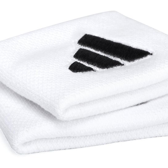 Munhequeira Adidas Curta com 02 unidades Branca e Preta