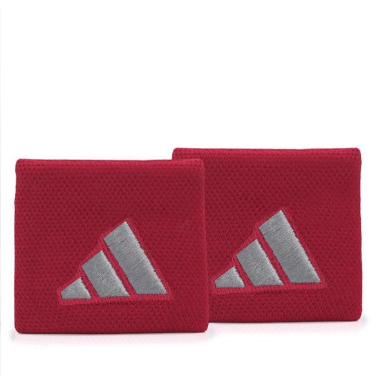 Munhequeira Adidas Curta com 02 Unidades Vermelha