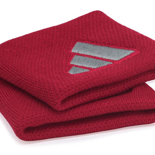 Munhequeira Adidas Curta com 02 Unidades Vermelha