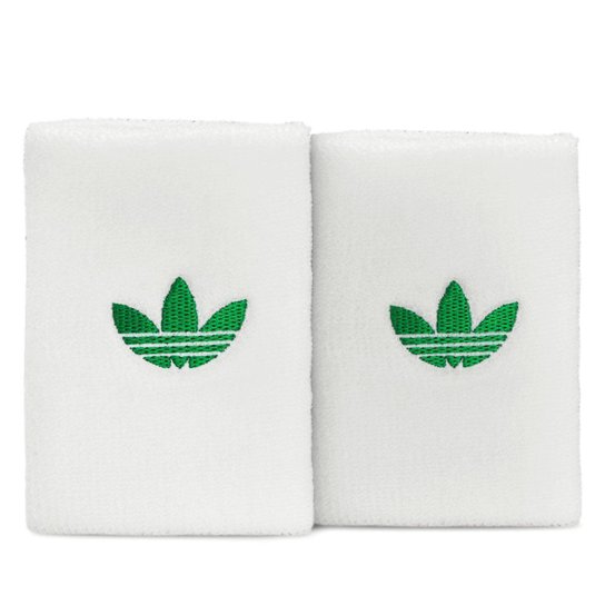 Munhequeira Adidas Longa com 02 unidades Branca e Verde