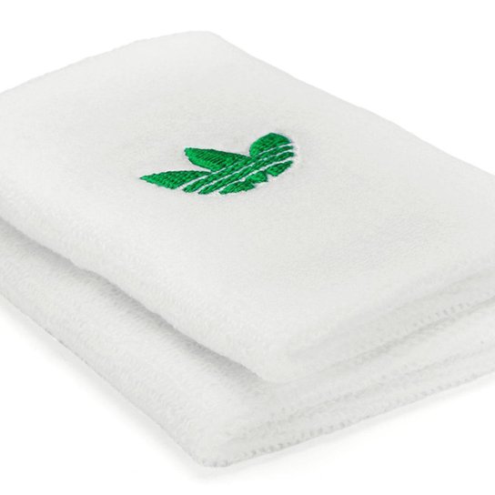 Munhequeira Adidas Longa com 02 unidades Branca e Verde