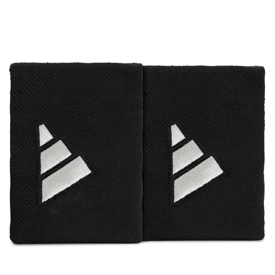 Munhequeira Adidas Longa com 02 unidades Preta e Branca