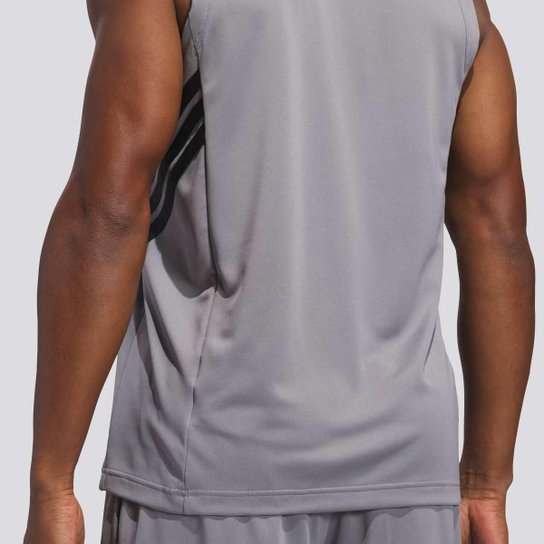 Regata Adidas 3 Stripes Cinza