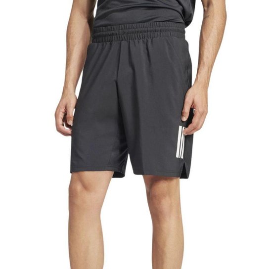 Short Adidas Club 3 Listras Adulto Masculino JG3589