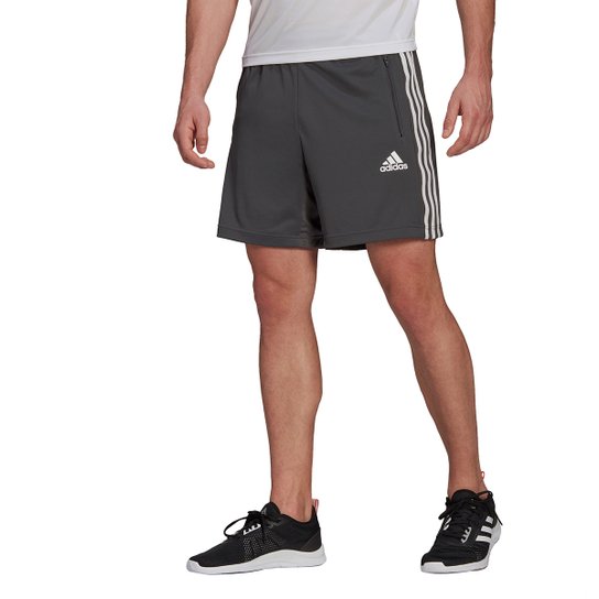 Short Adidas D2M 3 Listras Masculino