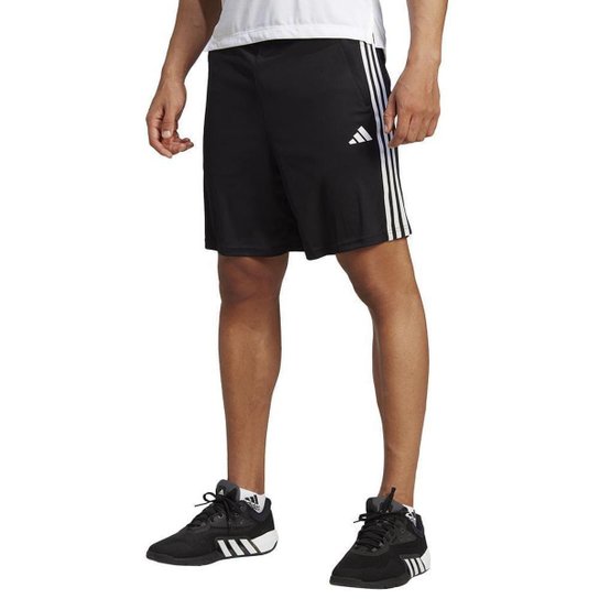 SHORT ADIDAS ESSENTIALS 3 LITRAS MASCULINO - PRETO G