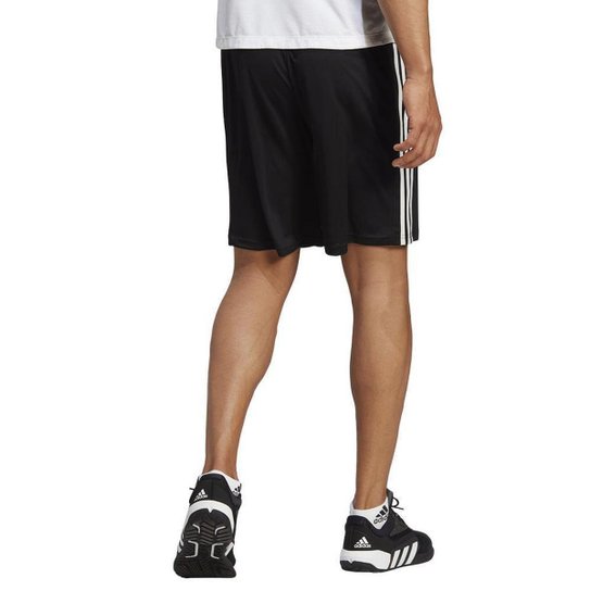 SHORT ADIDAS ESSENTIALS 3 LITRAS MASCULINO - PRETO G