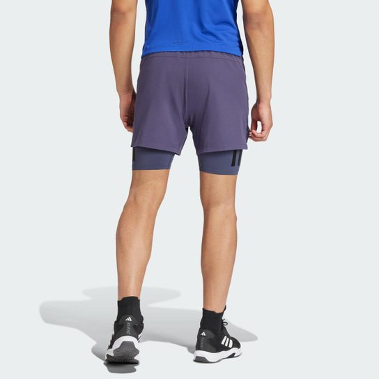 Short Adidas Treino 2 em 1 Power Masculino