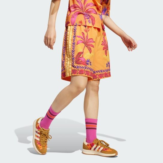 Short Adidas x FARM Premium Feminino