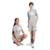 Short Infantil Adidas Entrada 26 - Cinza+Branco