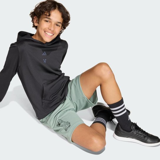 Short Infantil Adidas Treino Minecraft