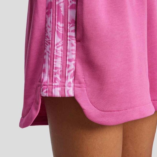 Shorts Adidas All Over Print Feminino Rosa