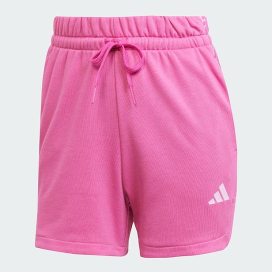 Shorts Adidas Estampado Essentials Três Listras Feminino