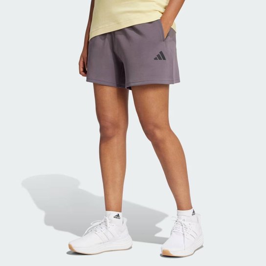 Shorts Adidas Future Icon Feminino Cinza