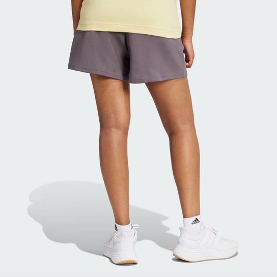 Shorts Adidas Future Icon Feminino Cinza
