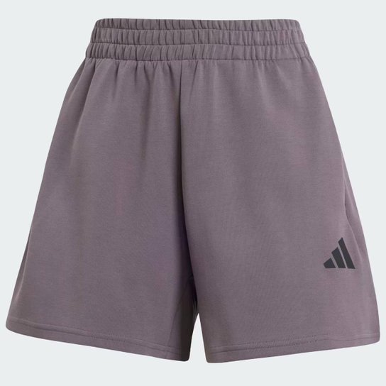 Shorts Adidas Future Icon Feminino Cinza