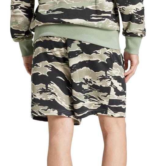 Shorts Adidas Moletinho Essentials Camo Masculino