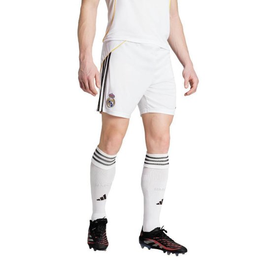 Shorts Adidas Real Madrid Home 25/26 Masculino