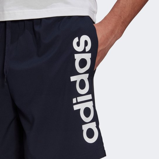 Shorts Adidas Sportswear Logo Linear Chelsea Masculino