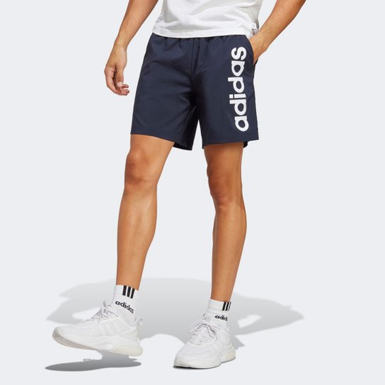 Shorts Adidas Sportswear Logo Linear Chelsea Masculino