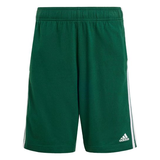 Shorts Malha Essentials Três Listras Adidas
