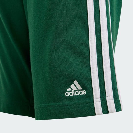 Shorts Malha Essentials Três Listras Adidas