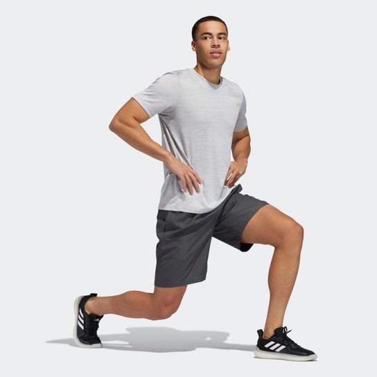 Shorts Malha Plana Aeroready Adidas