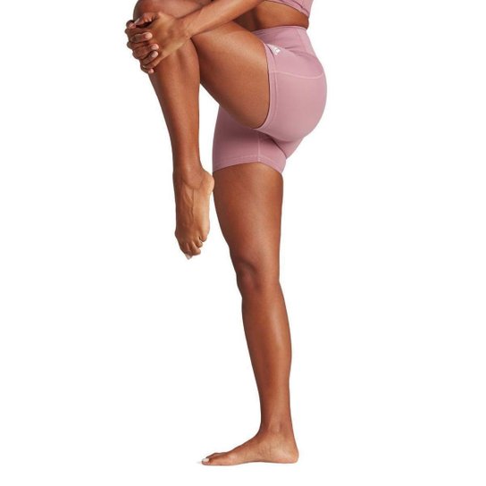 SHORTS YOGA LATIN FIT IJ9352 - ROSE/BRANCO PP