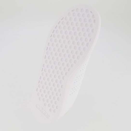 Tênis Adidas Advantage Base 2.0 Feminino Branco e Rosa