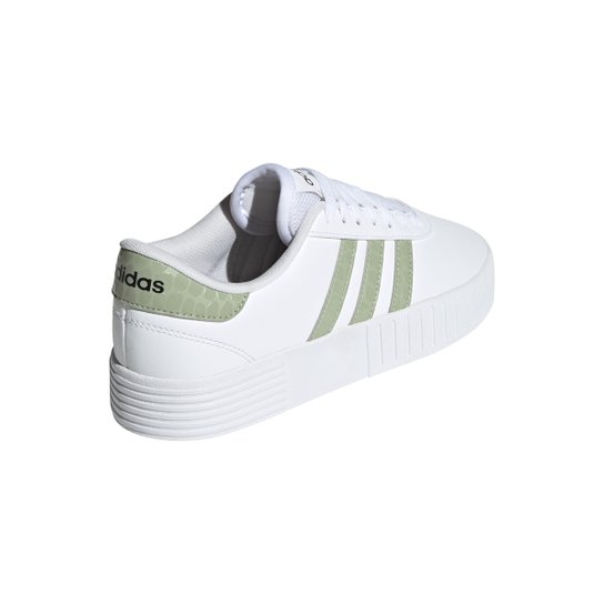 Tênis Adidas Court Bold Feminino - Branco+Verde
