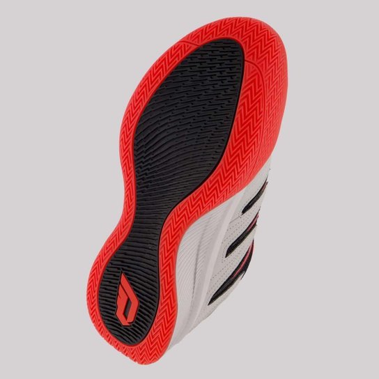 Tênis Adidas Dame Certified 3 Cinza e Vermelho