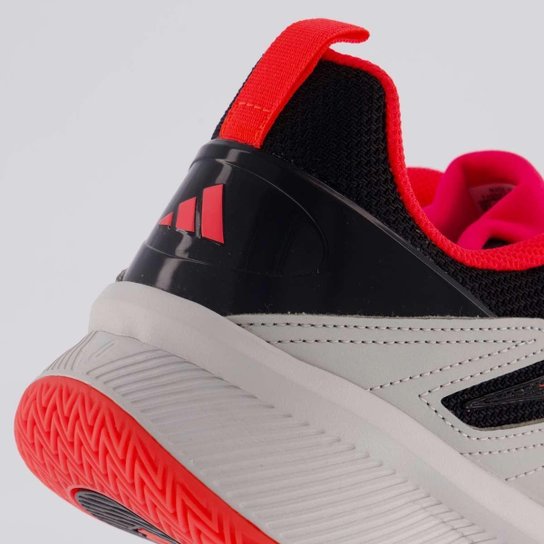 Tênis Adidas Dame Certified 3 Cinza e Vermelho