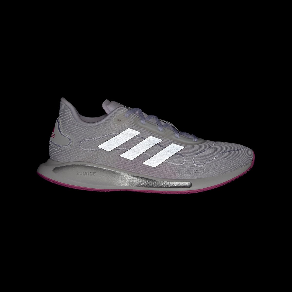 Tênis Adidas Galaxar Run Feminino - Branco+Preto | Loja do Inter
