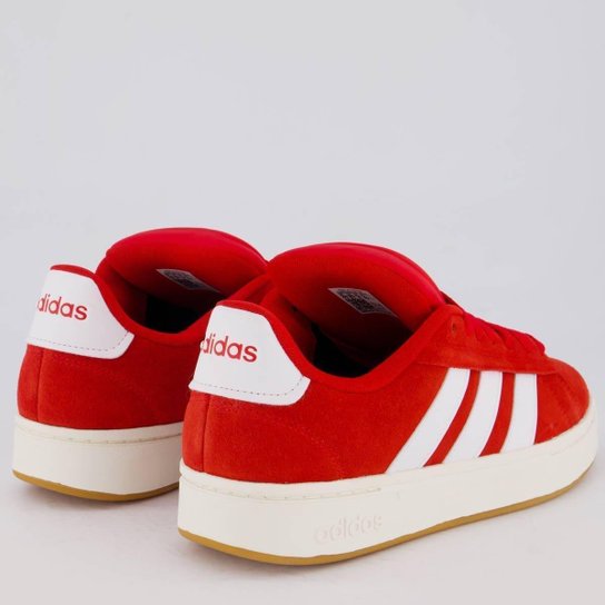 Tênis Adidas Grand Court Alpha Vermelho e Branco