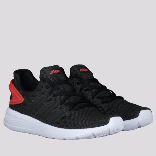 Tênis Adidas Lite Racer BYD 2.0 Preto e Vermelho