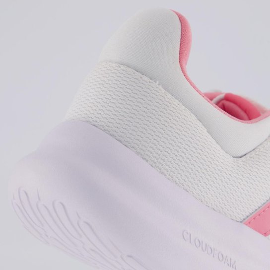 Tênis Adidas Lite Racer Feminino Branco e Rosa