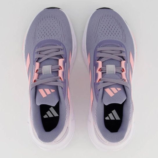 Tênis Adidas Questar 3 Feminino Cinza e Rosa
