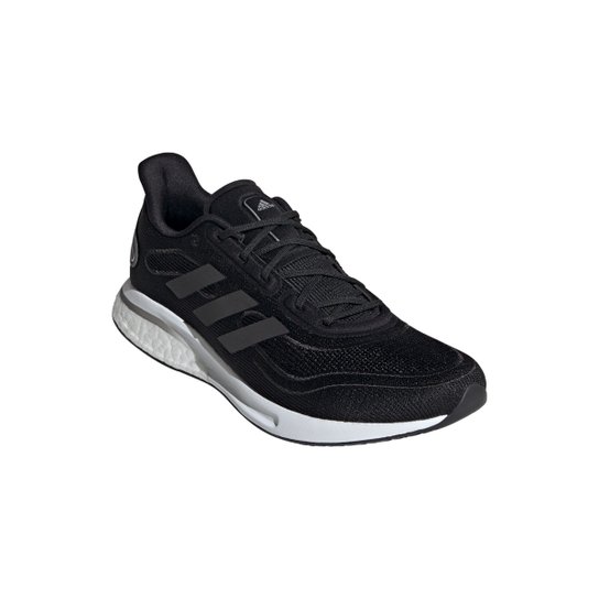 Tênis Adidas Supernova+ Boost Masculino - Preto+Branco
