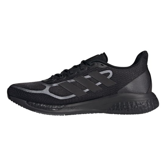 Tênis Adidas Supernova + Boost Masculino - Preto+Branco