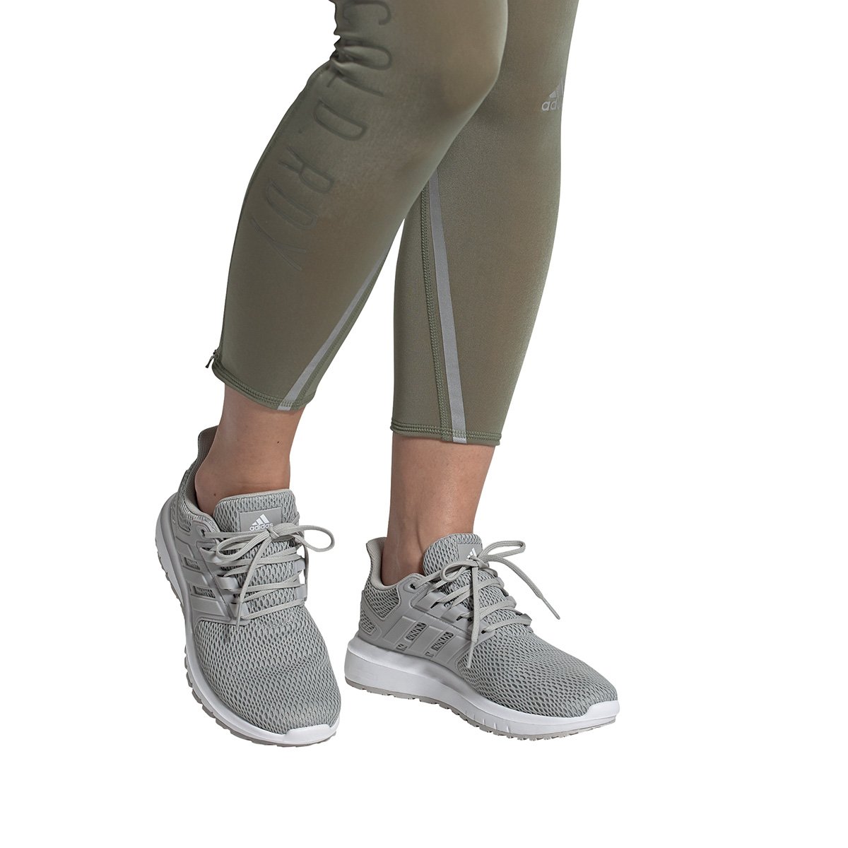 adidas tenis feminino cinza