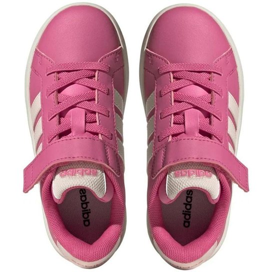 Tênis Infantil Meninas Adidas Grand Court 3.0 Rosa - JP937