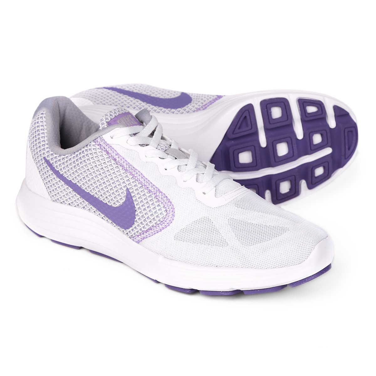 tênis nike revolution 3 feminino cinza