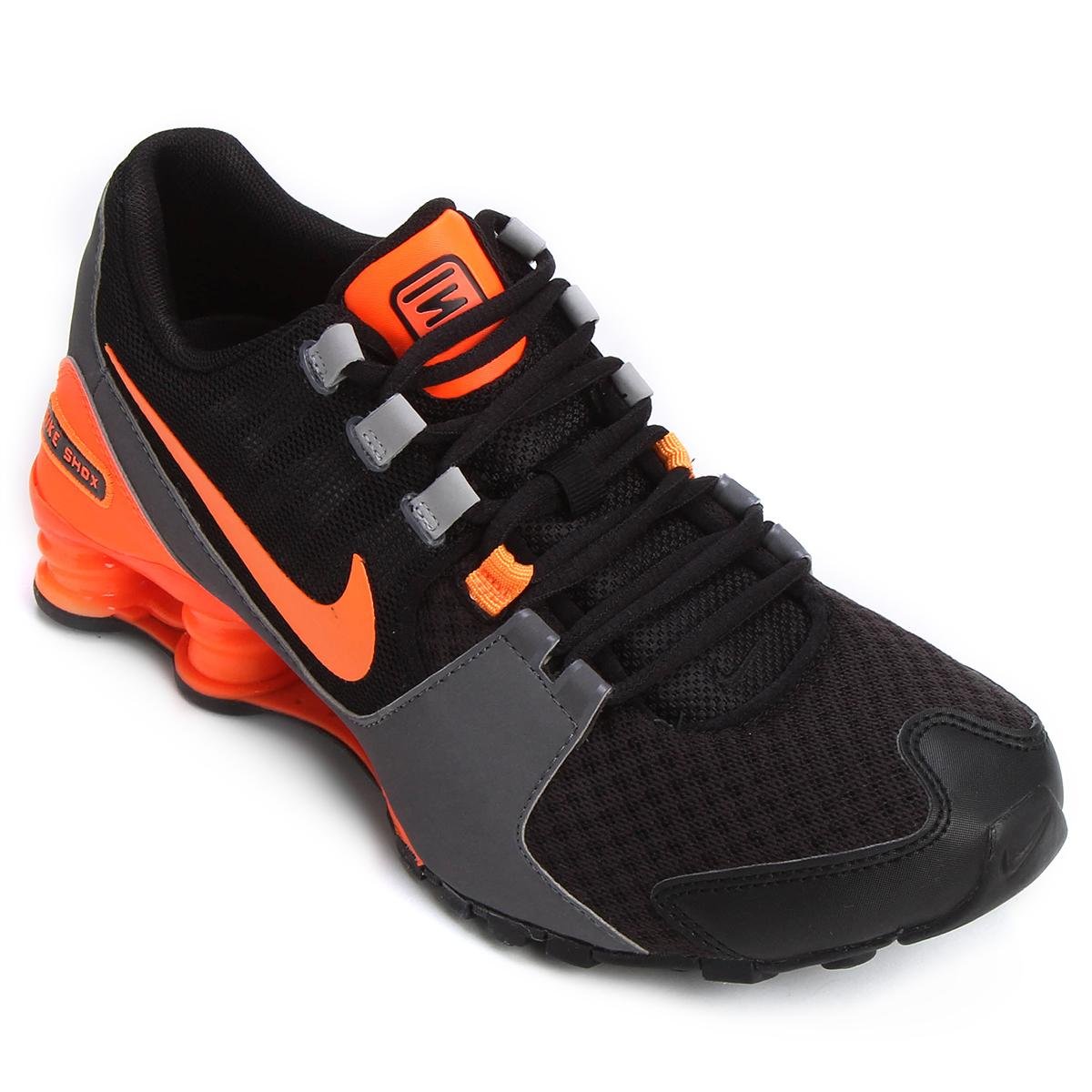TÃªnis Nike Shox Avenue - Preto e Laranja