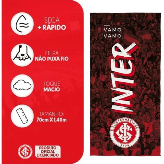 Toalha Banho Lepper Aveludada Transfer Internacional 70 cm x 1,40 m