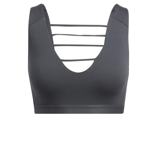 Top Adidas Suporte Leve Yoga Studio Luxe Feminino