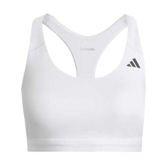 Top Adidas Suporte Médio Optime Essentials Workout Feminino