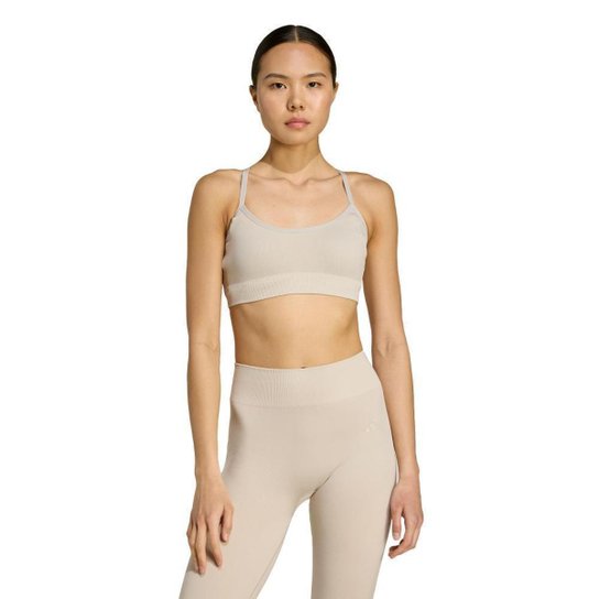 Top Adidas Workout Essentials Esportivo de Malha Feminino