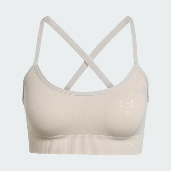 Top Adidas Workout Essentials Esportivo de Malha Feminino