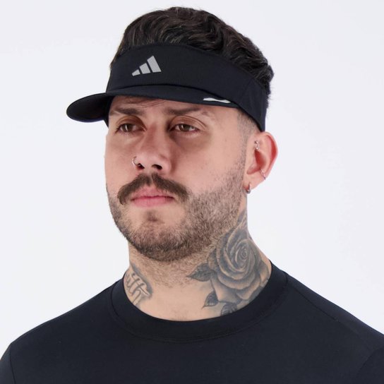 Viseira Adidas Run Preta