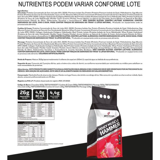 Whey Muscle Hammer 900g - Body Action 